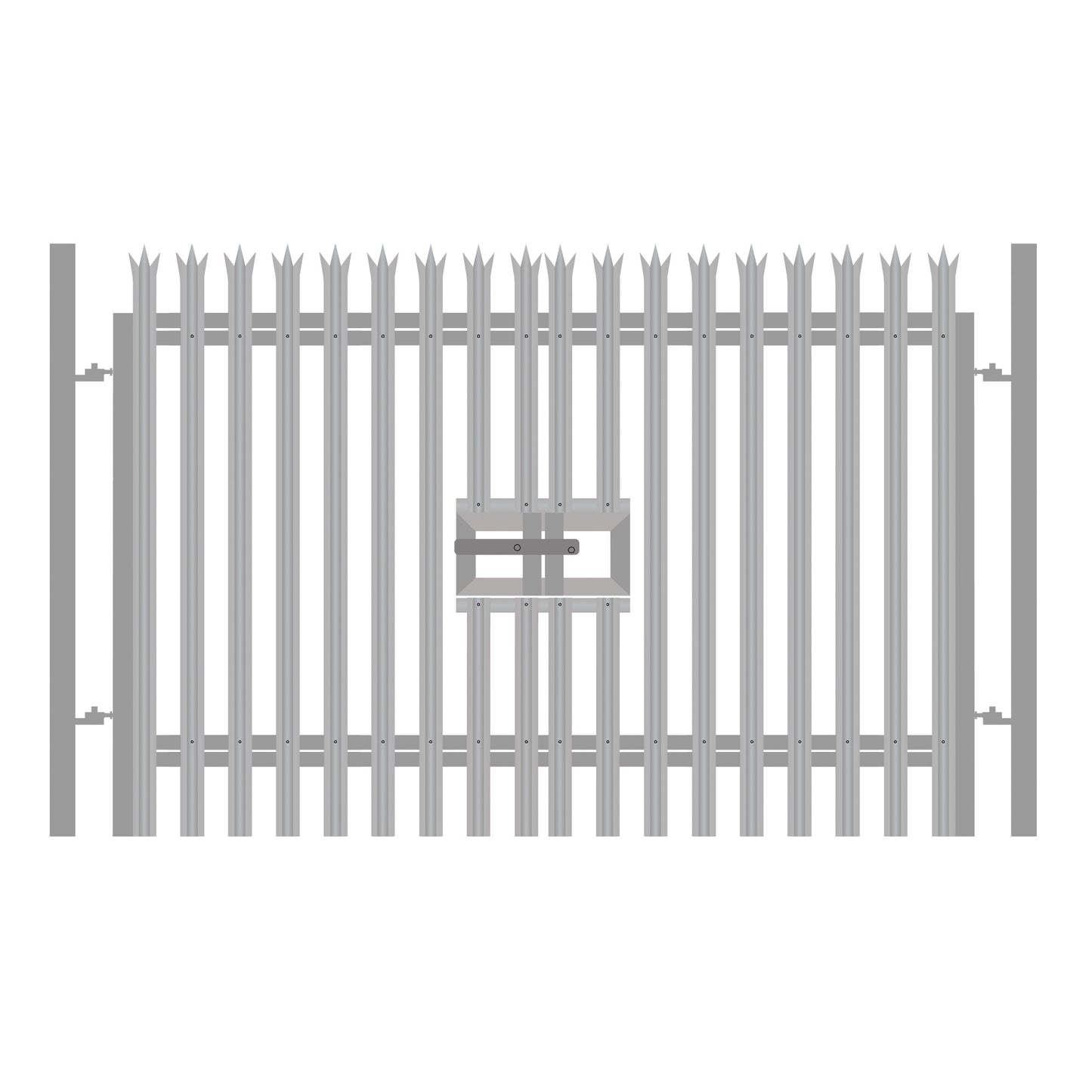 Double Leaf Palisade Gate
