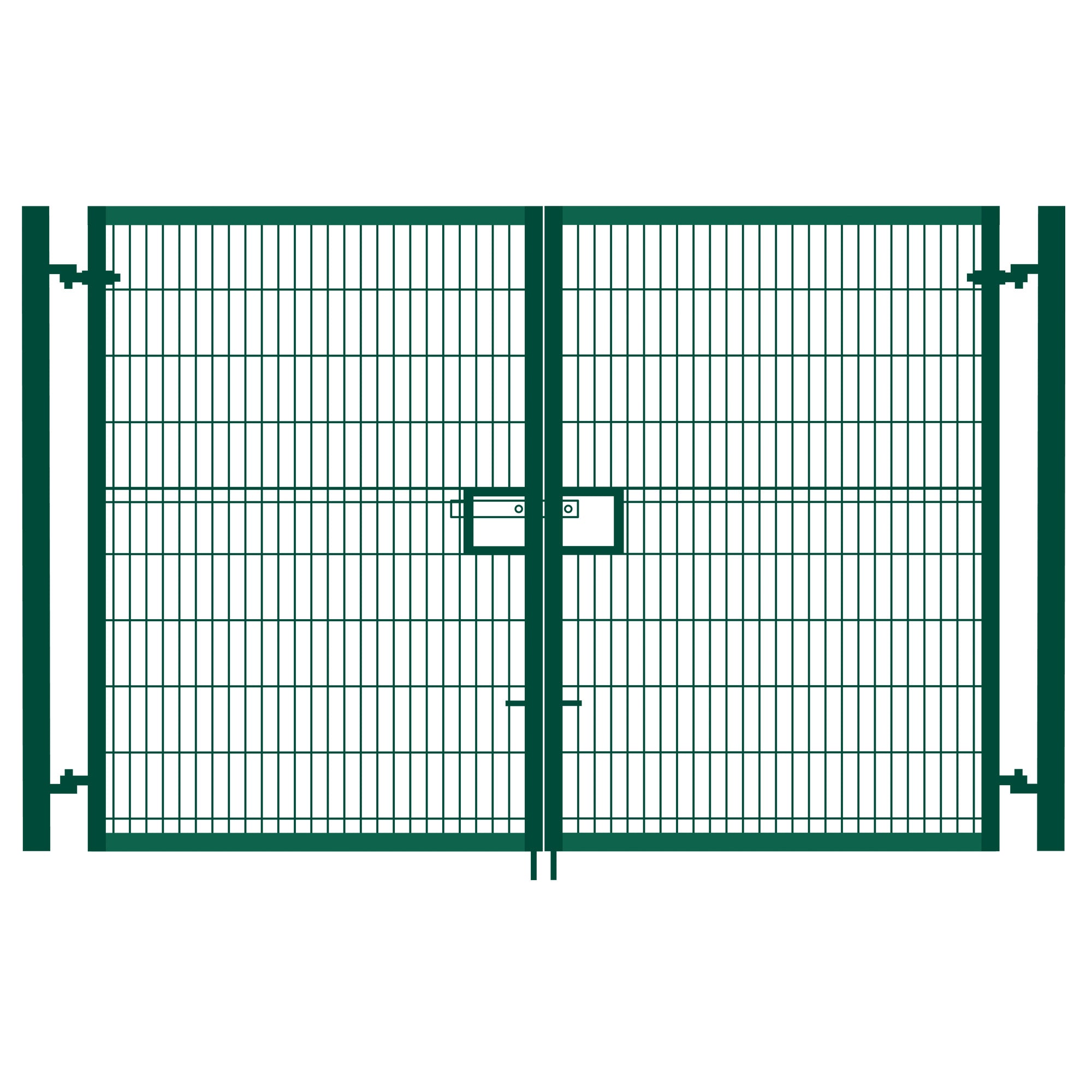Double Leaf V Mesh Gate – Naylor Fencing