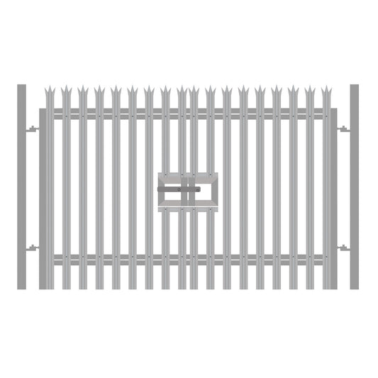 Double Leaf Palisade Gate